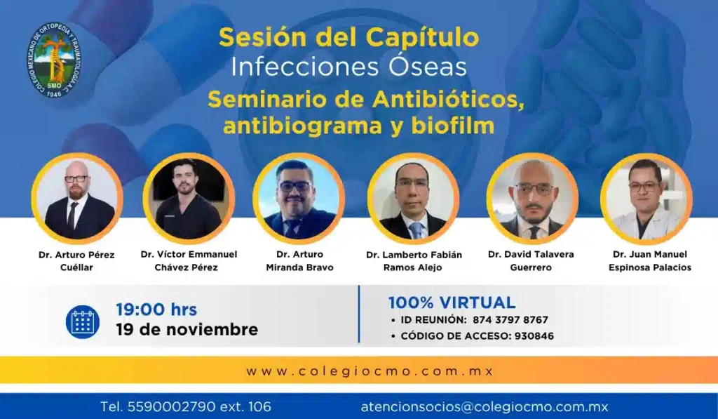 Sesión del Capítulo - Infecciones Óseas